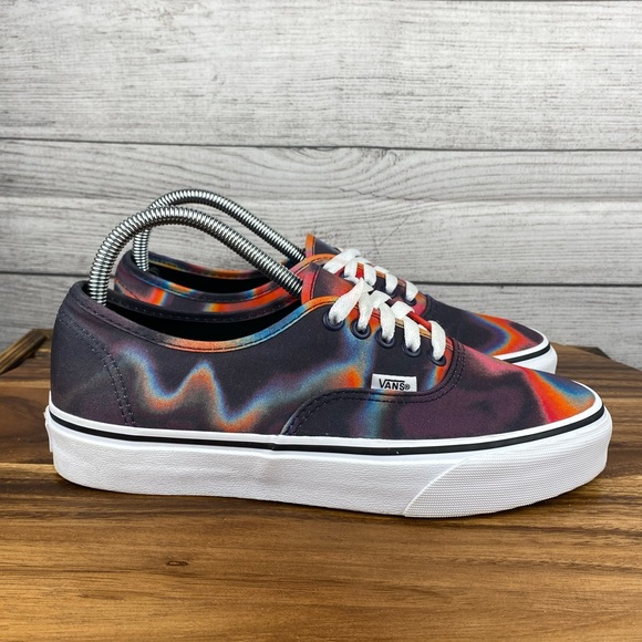 Vans Authentic Dark Aura Infrared Lace Up Sneaker Women’s Shoe Size 8.5 - Picture 4 of 11
